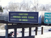 Changable / Variable Message Sign (CMS or VMS)